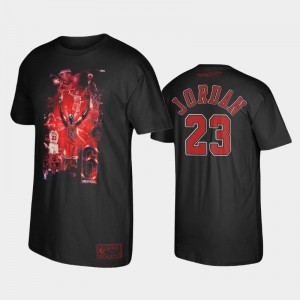 Men's Michael Jordan #23 Black Bulls 2 Chicago Bulls The Last Dance T-Shirt 615683-306